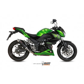 MIVV GP Carbon Slip-On Exhaust for Kawasaki Ninja 300 2013> | 7aftermarket India 