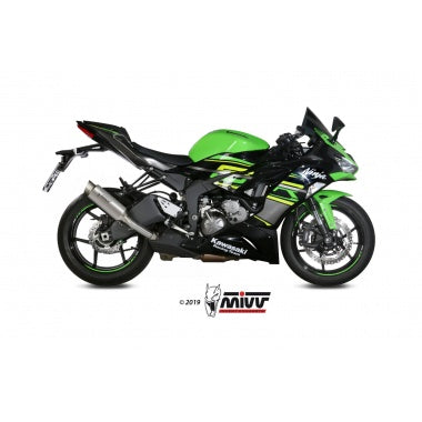 MIVV GP pro Black Slip-on Exhaust for Kawasaki ZX-6 R 636