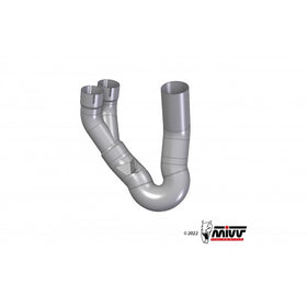 MIVV De-Cat Pipe Stainless Steel For Ducati Hypermotard 950 / SP / RVE 2021> | 7aftermarket India 
