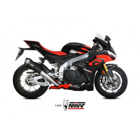 MIVV DELTA RACE Carbon Slip-On Exhaust for Aprilia RSV4 2021> | 7aftermarket India 