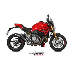 MIVV GP pro Carbon Slip-on Exhaust For Ducati Monster 1200 2017> | 7aftermarket India 