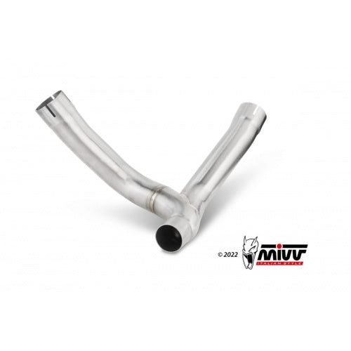 MIVV De-Cat pipe Stainless Steel For Ducati Desert X 2022 MIVV De-Cat pipe Stainless Steel For Ducati Desert X 2022