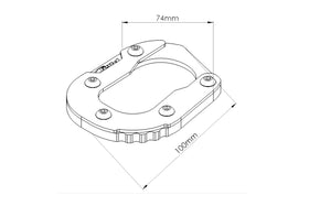 Puig Kickstand Extension for BMW R1250GS Adventure 2020