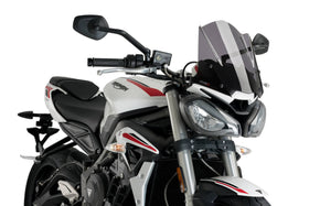 Puig Sport Windscreen for Triumph Street Triple S (2020-2021) | 7aftermarket India 
