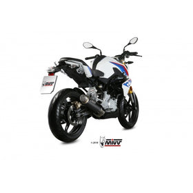 MIVV GP PRO Black Full System Exhaust for BMW G310R 2018> | 7aftermarket India 