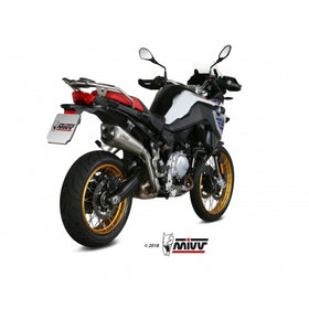 MIVV DELTA RACE Stainless Steel Slip-on Exhaust for BMW F850 GS 2018> | 7aftermarket India 