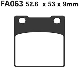EBC Double-H Sintered Rear Brake Pads for Suzuki Hayabusa upto 2007 (FA063HH)