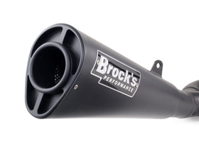 Brock's Performance Alien Head 2 Full System Black 14" Muffler Suzuki Hayabusa (2008-20) | 7aftermarket India 