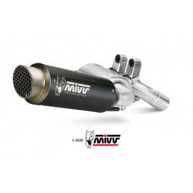 MIVV GP pro Black Slip-on Exhaust for BMW F900 R 2020> | 7aftermarket India 