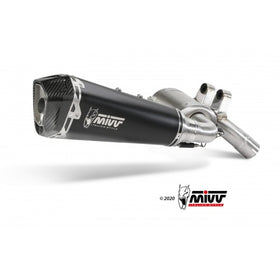 MIVV Delta Race Black Slip-on Exhaust for BMW F900 R 2020> | 7aftermarket India 