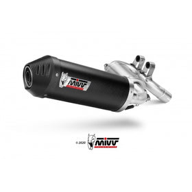 MIVV Oval Carbon Slip-on Exhaust for BMW F900 XR 2020> | 7aftermarket India 