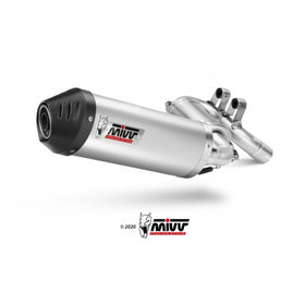 MIVV Oval Titanium Slip-on Exhaust for BMW F900 XR 2020> | 7aftermarket India 