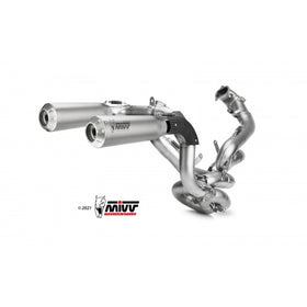 MIVV X-M1 Titanium Full System Exhaust For Ducati Panigale V2 2020> | 7aftermarket India 