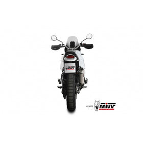 MIVV Dakar Titanium Slip-on Exhaust For Ducati Desert X 2022> | 7aftermarket India 