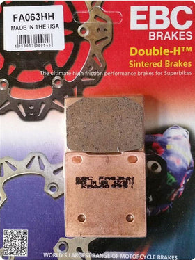 EBC Double-H Sintered Rear Brake Pads for Suzuki Hayabusa upto 2007 (FA063HH)