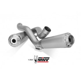 MIVV X-M1 Titanium Dual Slip-Ons Exhaust For Ducati Streetfighter V4 2020> | 7aftermarket India 