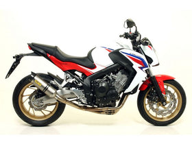 Arrow Thunder Aluminum with Carby End Cap Approved For Honda CBR 650 F (2014+) | 7aftermarket India 