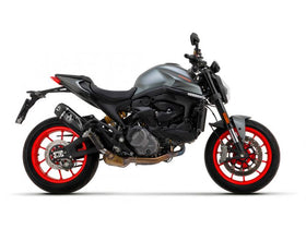 Arrow Indy Race Aluminum Dark Exhaust Muffler For Ducati Monster 950 (2021-22) | 7aftermarket India 