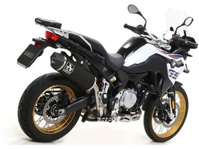 Arrow Maxi Race-Tech Dark Exhaust Muffler for BMW F 850 GS (2018-20) | 7aftermarket India 