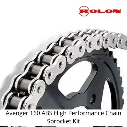 ROLON Chain and Sprocket Kit for Bajaj Avenger 160 ABS