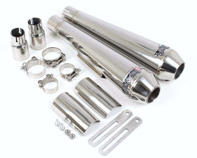 Lextek AC1 Slip-on Exhaust Kits for Royal Enfield Interceptor 650