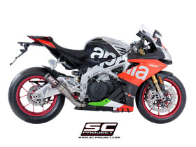 SC Project CR-T Slip-On Exhaust for Aprilia RSV4 (2018-2020) - RF - RR