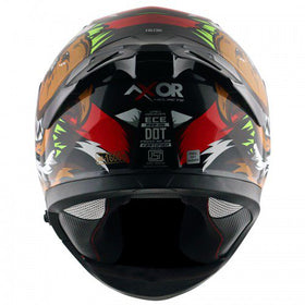 Apex Falcon Men's Helmet - Dull Black Red