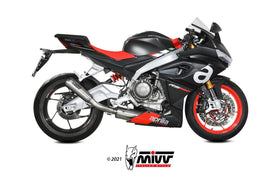 MIVV X-M1 Titanium Full System Exhaust for Aprilia RS660 2020> | 7aftermarket India 