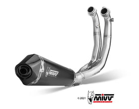 MIVV DELTA RACE Black Full System Exhaust for Aprilia RS660 2020> | 7aftermarket India 