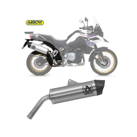 Arrow Maxi Race-Tech Approved Titanium Silencer With Carby End Cap For BMW F 850 (GS 2018-2020) | 7aftermarket India 