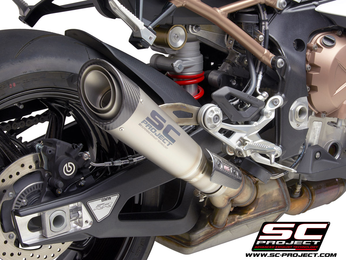SC Project S1 Titanium with Carbon Fiber End Cap Slip On Exhaust