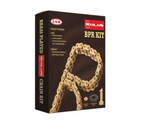 ROLON Gold Chain and Sprocket Kit for Royal Enfield Himalayan