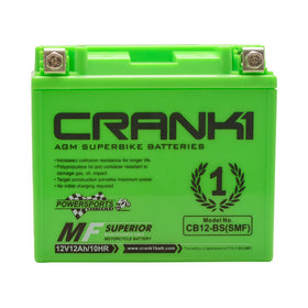 Crank1 Battery for Kawasaki Versys 650 - CB12-BS (SMF)