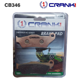 Crank1 Sintered Rear Brake Pads for Harley Davidson Street 750 (CB346)
