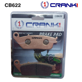 Crank1 Sintered Front Brake Pads for Kawasaki Ninja 650 (CB622)