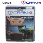 Crank1 Sintered Rear Brake Pads for Kawasaki Ninja ZX6R (CB634)