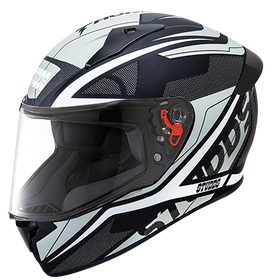 Studds Thunder D4 Decor Full Face Helmet - White Grey Black | 7aftermarket India 