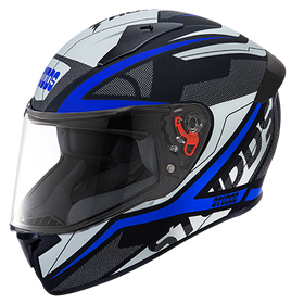 Studds Thunder D4 Decor Full Face Helmet - Blue White | 7aftermarket India 