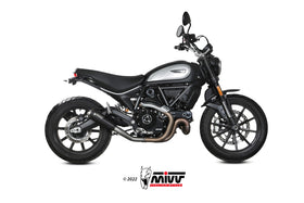 MIVV X-M1 Black Slip on Exhaust For Ducati Scrambler 800 Icon / Icon Dark 2021> | 7aftermarket India 