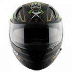 Axor Apex Tiki Dull Black Gold Helmet | 7AfterMarket India