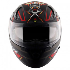 Axor Apex Tiki Dull Black Red Helmet