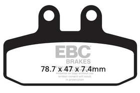 EBC Double-H Sintered Rear Brake Pads for Aprilia Mana 850 GT (FA256HH)