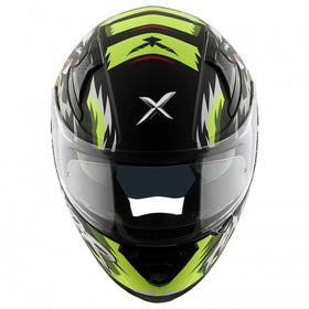 Apex Falcon Men's Helmet - Dull Black Red Black Neon Yellow | 7AfterMarket India