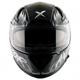 Apex Falcon Men's Helmet - Glossy Black Grey | 7AfterMarket India