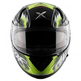 Apex Falcon Men's Helmet - Glossy Black Neon Yellow | 7AfterMarket India
