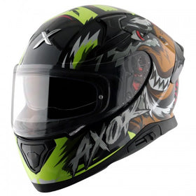 Apex Falcon Men's Helmet - Glossy Black Neon Yellow | 7AfterMarket India