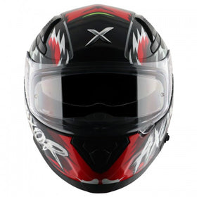 Apex Falcon Men's Helmet - Glossy Black Red | 7AfterMarket India