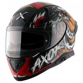 Apex Falcon Men's Helmet - Glossy Black Red | 7AfterMarket India