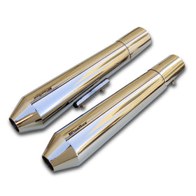 PoweRage Short Slip-On Exhaust for Royal Enfield Continental GT 650