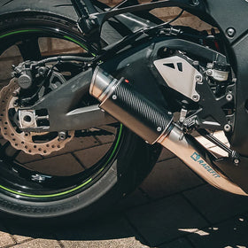 Racefit Exhaust For Kawasaki Ninja ZX10-R (2011-15) RFM (Rider Footrest Mount) Growler| 7aftermarket India 